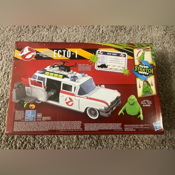Ghostbusters ECTO-1 Stretch Tech Slimer Track & Trap Frozen Empire Hasbro - Picture 2 of 5